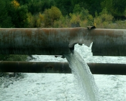 В Запорожской области прорыв магистрального водопровода