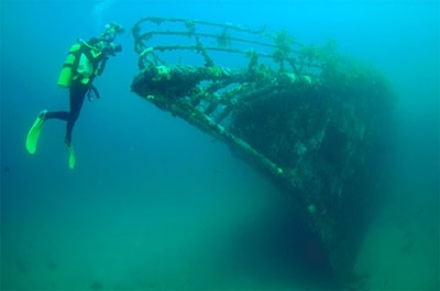 Дайверы наткнулись на кладбище кораблей в Черном море