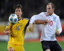 Англичане открыли счет в матче со сборной Украины