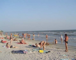 Пляжи Коблево загрязнены мазутом