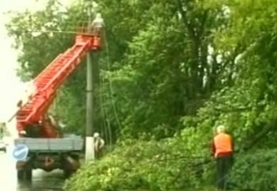 Стихия обесточила множество харьковских домов