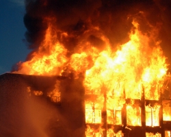 Пожар во львовской больнице. 70 эвакуированных
