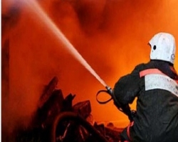 Жуткий пожар в Донецкой области