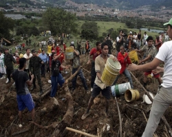 Оползень в Колумбии натворил бед
