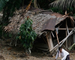Сезон дождей на острове Суматра начался